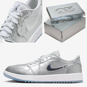 Nike Air Jordan 1 Low G NRG Photon Dust/White/Metallic Silver M 8.5 / W 10